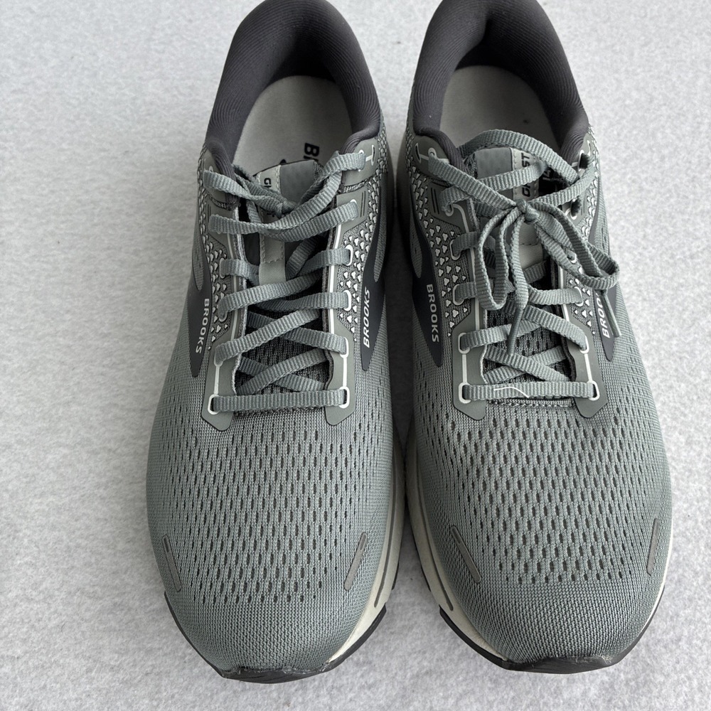 Brooks Ghost 14 Men's 12.5 Running Shoes Gray 1103691D067 Walking Sports